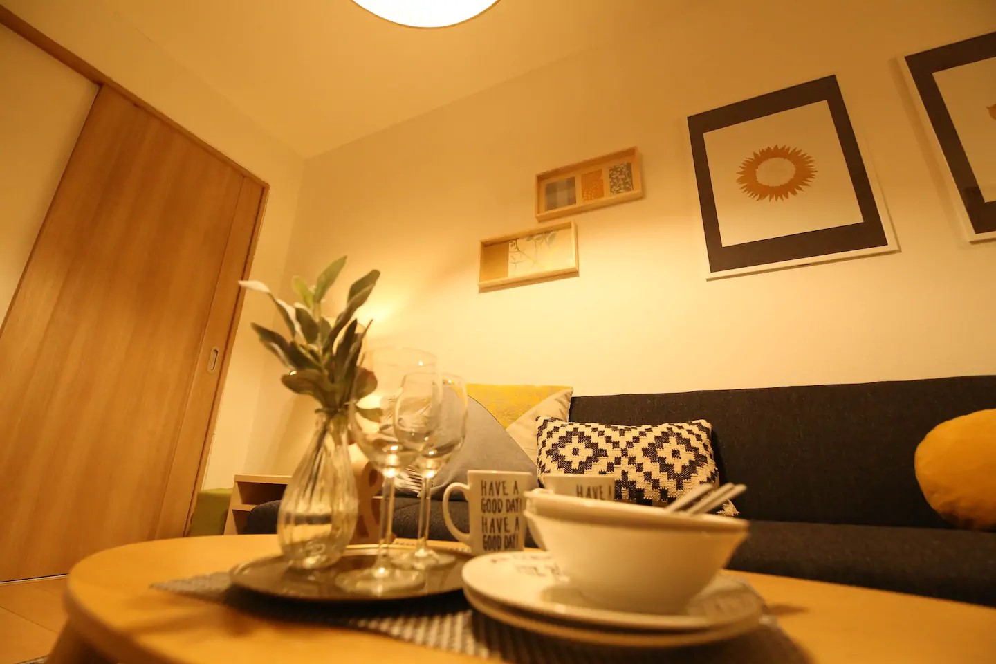 民泊・リビング